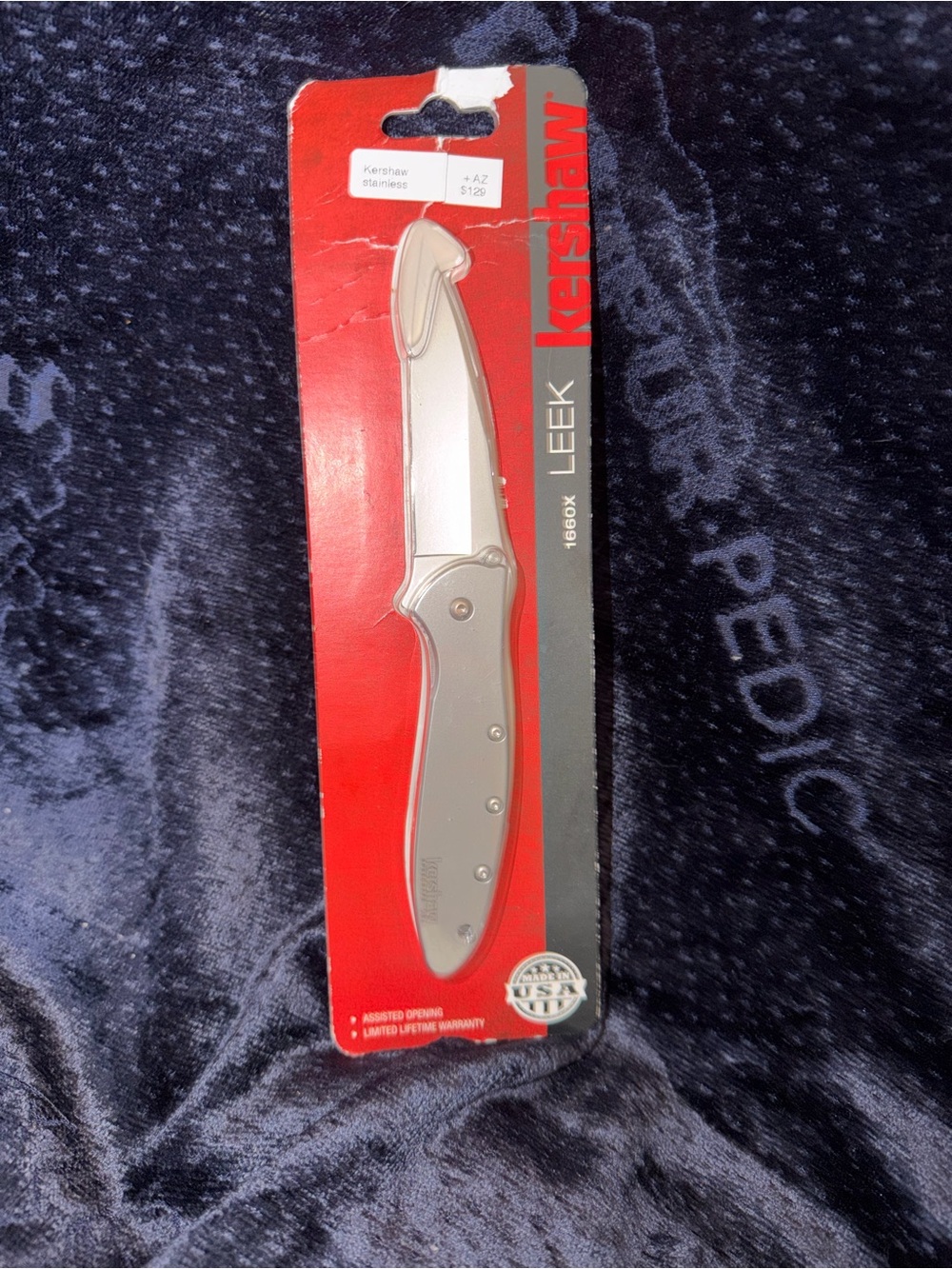 Kershaw Leek Stainless Steel Pocket Clip - Silver